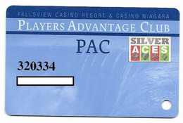 Fallsview Casino Resort, Ontario, Canada., Used Slot Or Player's Card, # Fallsview-2c - Casino Cards