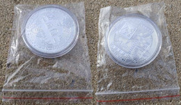 Monnaie Bitcoin Plaquée Argent - Specimen