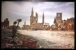 Ypres Ieper Les Halles Aux Draps Wo1 Collection Antony D'Ypres - Ieper