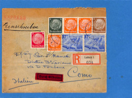 Allemagne Reich 1940 Lettre De Lodsch Pour L'Italie, Avec Censure   (G2280) - Brieven En Documenten