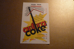 Buvard "Anthra Coke - Combustible De Haute Qualité Fabriqué Par Le Gaz De France" - Gas, Garage, Oil