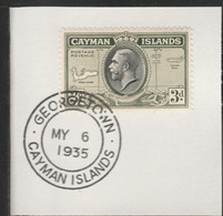 Cayman Islands 1935 KG5 Pictorial 3d Map (SG102) With Madame Joseph Forged Postmark Type 114 - Iles Caïmans