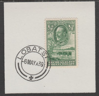 Bechuanaland 1932 KG5 Cattle 1/2d On Piece Cancelled With Madame Joseph Forged Postmark Type 57 - 1885-1895 Kronenkolonie