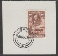 Bechuanaland 1932 KG5 Cattle 2d On Piece Cancelled With Madame Joseph Forged Postmark Type 57 - 1885-1895 Kronenkolonie