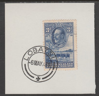 Bechuanaland 1932 KG5 Cattle 3d On Piece Cancelled With Madame Joseph Forged Postmark Type 57 - 1885-1895 Colonia Británica