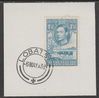 Bechuanaland 1938 KG6 Cattle 1.5d On Piece Cancelled With Madame Joseph Forged Postmark Type 57 - 1885-1895 Colonia Britannica