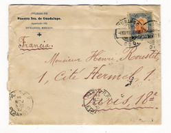 MEXIQUE / TIMBRE SUR LETTRE ( Cachet De DURANGO En Date Du 4-11-1912 ) / Enveloppe COLEGIO De NUESTRA Sra. De GUADALUPE - Mexico