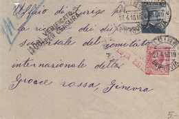 Lettre D'Italie, Avec Censure - 14 X 9,5 Cms. - Other & Unclassified