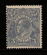 Australia SG 100  1928  King George V SMW Perf 13.5 X 12.5, 3 D Dull Ultramarine ,Mint Never Hinged - Ongebruikt