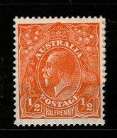 Australia SG 124  1933  King George V C Of A Perf 13.5 X 12.5, Half Penny ,Mint Never Hinged, - Ungebraucht