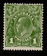 Australia SG 125  1931  King George V C Of A Perf 13.5 X 12.5, 1d Green ,Mint Never Hinged, - Nuovi