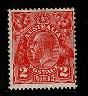 Australia SG 127  1931  King George V C Of A Perf 13.5 X 12.5, 2d Golden-scarlet ,Mint Never Hinged - Mint Stamps