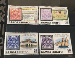 (stamp 22-6-2021) Selection SAMOA I Sisifo 4 Mint Stamp On Stamp - Samoa