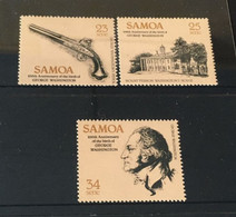 (stamp 22-6-2021) Selection SAMOA I Sisifo 3 Mint George Washington - Samoa