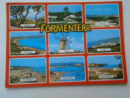 D180874   Espana Baleares -Formentera   1986  El Mirador Es Caló Playa Cala Saona  Migjorn Es Pujols -El Pilar - Formentera