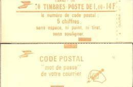 CARNET 2102-C4 Sabine De Gandon "CODE POSTAL" Fermé. Bas Prix état Parfait Soigné TRES RARE - Modernes : 1959-...