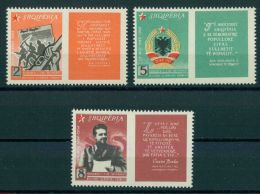 ALBANIA, 20 YEARS ANNIVERSARY OF THE INDEPENDENCE OF THE PERMET'S CONGRESS 1964, NH SET - Albania