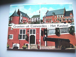 Nederland Holland Pays Bas Coevorden Met Kasteel En Kanon - Coevorden