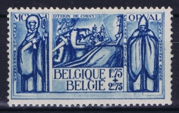 Belgium:  OBP Nr 370 MH/*  1933 Grote Orval Grande Orval  Very Small Hinge - Neufs