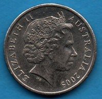 AUSTRALIA 5 CENTS 2005 KM# 401 Echidna  QEII - 5 Cents