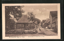 AK Boldixum A. Föhr, Blick In Die Dorfstrasse - Föhr