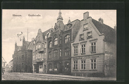 AK Husum, Holzhandlung Von C. G. Christiansen In Der Grossstrasse - Husum