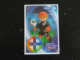 CARTE CARREFOUR PLAYMOBIL N° 10 - FOOTBALL GARDIEN DE BUT - Other & Unclassified