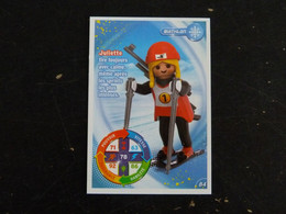 CARTE CARREFOUR PLAYMOBIL N° 84 - BIATHLON SKI - Autres & Non Classés