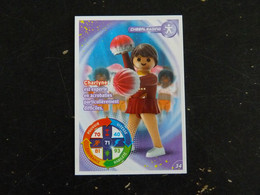 CARTE CARREFOUR PLAYMOBIL N° 34 - CHEERLEADING - Autres & Non Classés