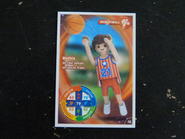 CARTE CARREFOUR PLAYMOBIL N° 16 - BASKET BALL - Other & Unclassified