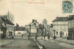 Noyon * Rue Du Quartier St Jacques * Débitant GELLEE LAGANT * épicerie Mercerie - Noyon