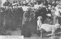 CPA 29 LE PARDON DE SAINT JEAN DU DOIGT LA PROCESSION LE PETIT ST JEAN ET SON MOUTON - Autres & Non Classés