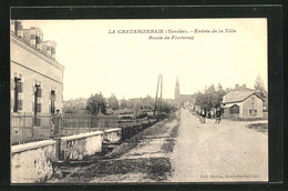 CPA La Chataigneraie, Entree De La Ville, Route De Fontenay - La Chataigneraie