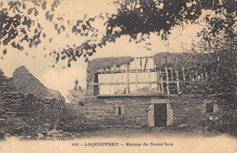 CPA 29 LOQUEFFRET RUINES DU NOROC'HOU (cpa Rare - Autres & Non Classés