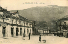 Bellegarde * Place * La Gare Et Le Sorgiat * Ligne Chemin De Fer De L'ain - Bellegarde-sur-Valserine