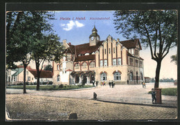 AK Heide I. Holst., Blick Auf Den Kleinbahnhof - Heide