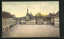 AK Apolda, Markt Mit Kirche - Apolda