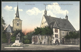 AK Sömmerda, Marktplatz Und Dreyse-Kriegerdenkmal - Sömmerda