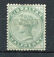 GIB - 1886 Yv. Et SG  N° 8   (o)  1/2p   Victoria Cote  1,5 Euro  TBE  2 Scans - - Gibilterra