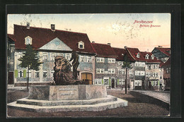 AK Nordhausen, Strassenpartie Am Baltzer-Brunnen - Nordhausen