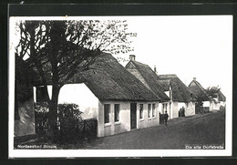 AK Büsum, Die Alte Dorfstrasse - Buesum