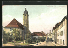 AK Neustadt / Orla, Blick Auf Den Schlossplatz - Neustadt / Orla