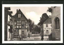 AK Leutenberg I. Thür., Blick Auf Die Wurzbacher Strasse - Wurzbach