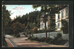 AK Gehren, Waldstrasse Mit Aufgang Nach Gabelbach - Gehren