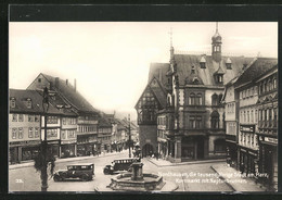 AK Nordhausen A. H., Kornmarkt Mit Neptunbrunnen - Nordhausen