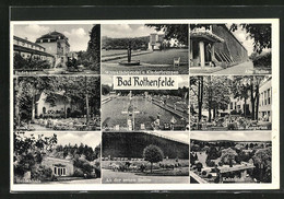 AK Bad Rothenfelde, Cafe Im Kurgarten, Badehaus - Bad Rothenfelde