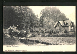 AK Hohnstein I. D. Sächs. Schweiz, Hotel Und Restaurant Waltersdorfer Mühle - Hohnstein (Saechs. Schweiz)