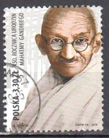 Poland 2019 - 150th Anniversary Of The Birth Of Mahatma Gandhi - Mi.5162 - Used - Used Stamps
