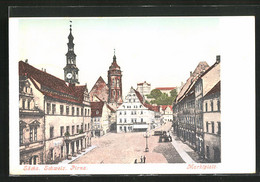 AK Pirna / Sächs. Schweiz, Marktplatz - Pirna