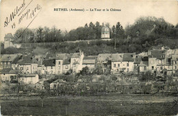 Rethel * Vue Sur La Tour Et Le Château Du Village - Rethel